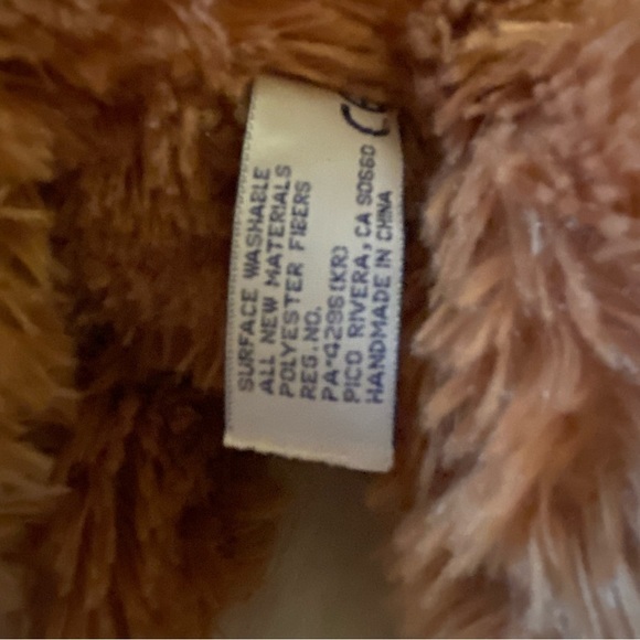 Aurora Plush Brown Dog Stuffed Animal - Picture 10 of 13